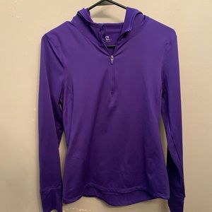 Purple GapFit 1/4 zip pullover